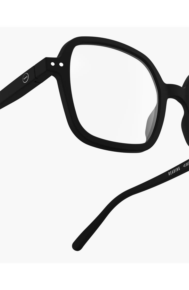 IZIPIZI Office 52mm Square Reading Glasses, Alternate, color, Black
