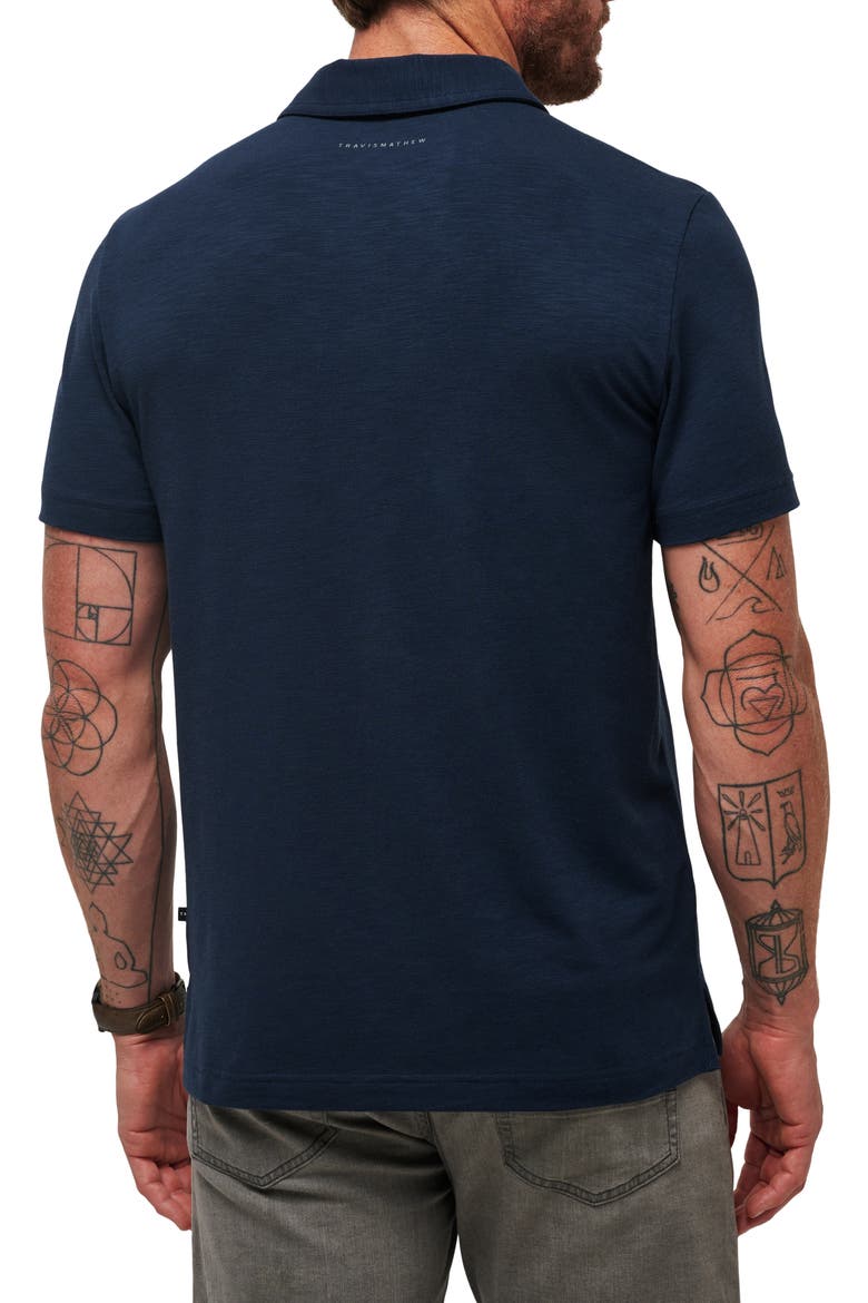 Cloud Slub Pocket Polo, Alternate, color, TOTAL ECLIPSE