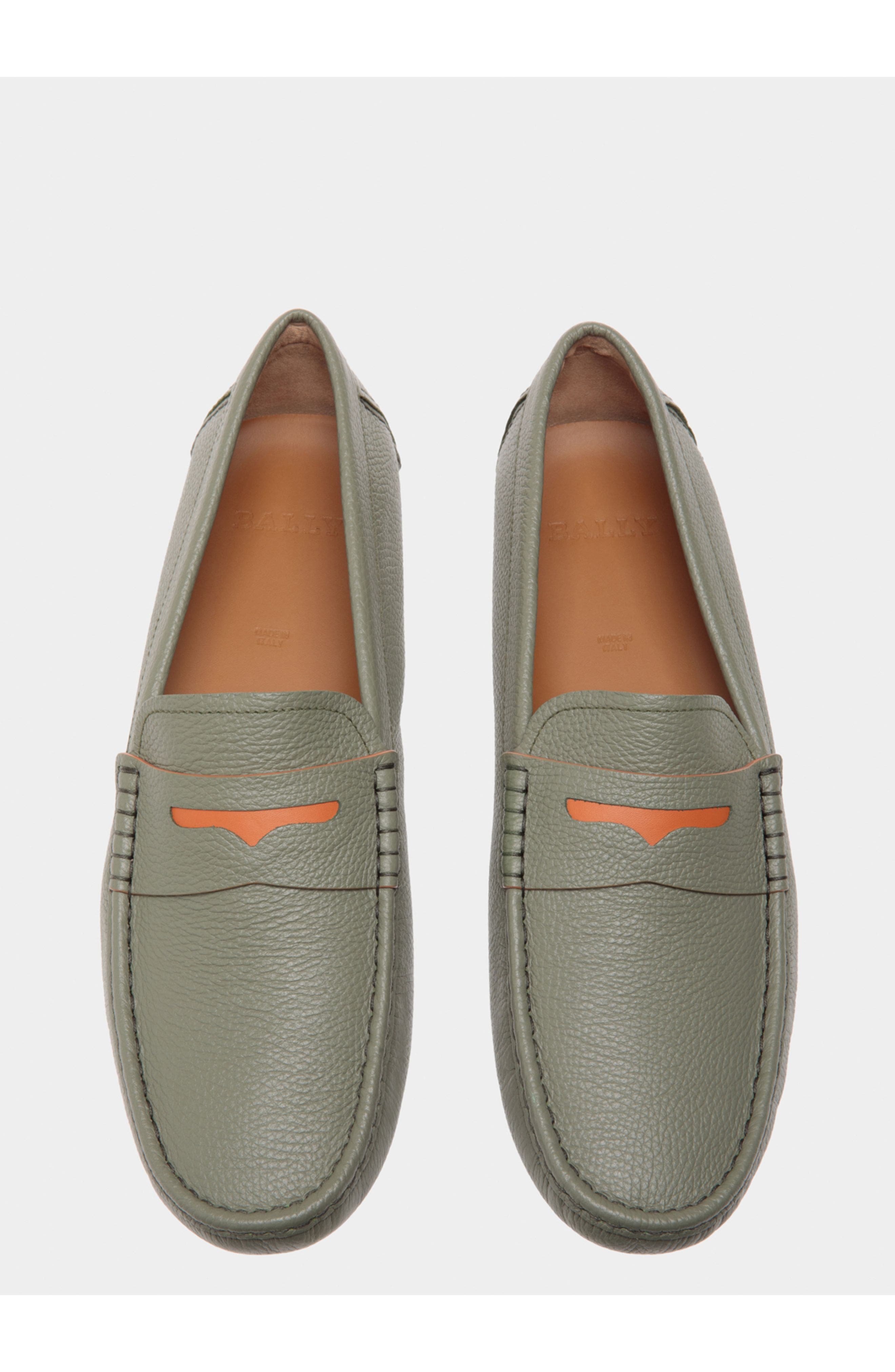 Bally Driver in Grained Leather, Alternate, color, 