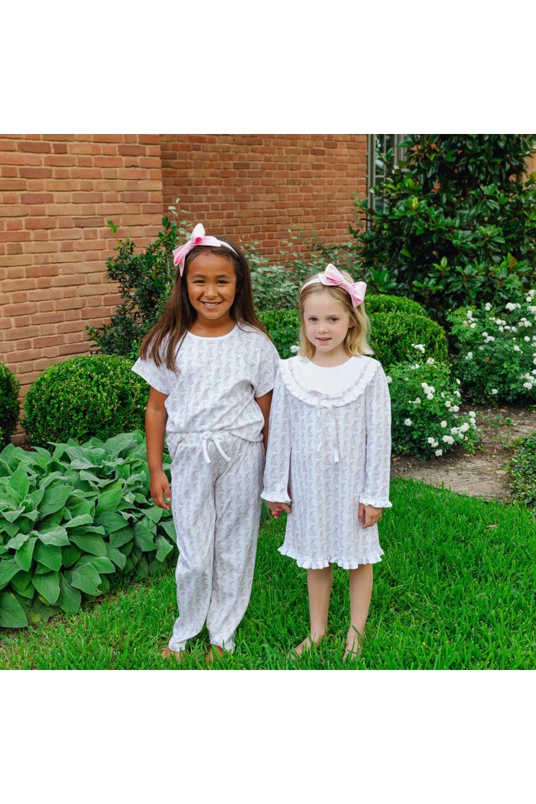 Merrick Girls' Pant Set, Alternate, color, Easter Bunnies Pink