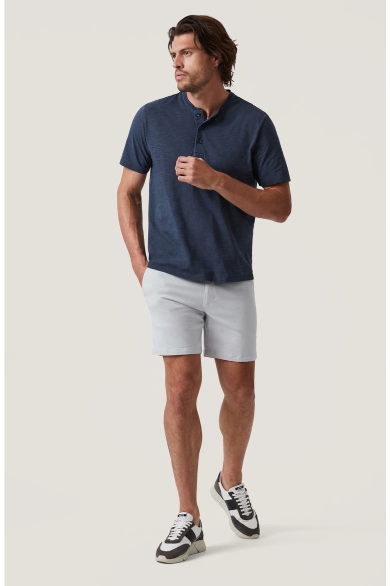 Hampton Slim Fit Twill Chino Shorts, Alternate, color, STONE TWILL