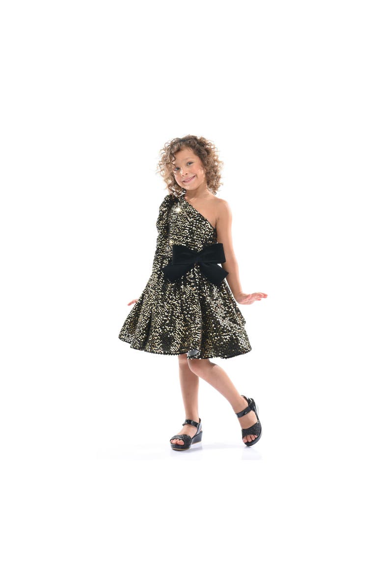 Tulleen Zoria Dress, Alternate, color, Black