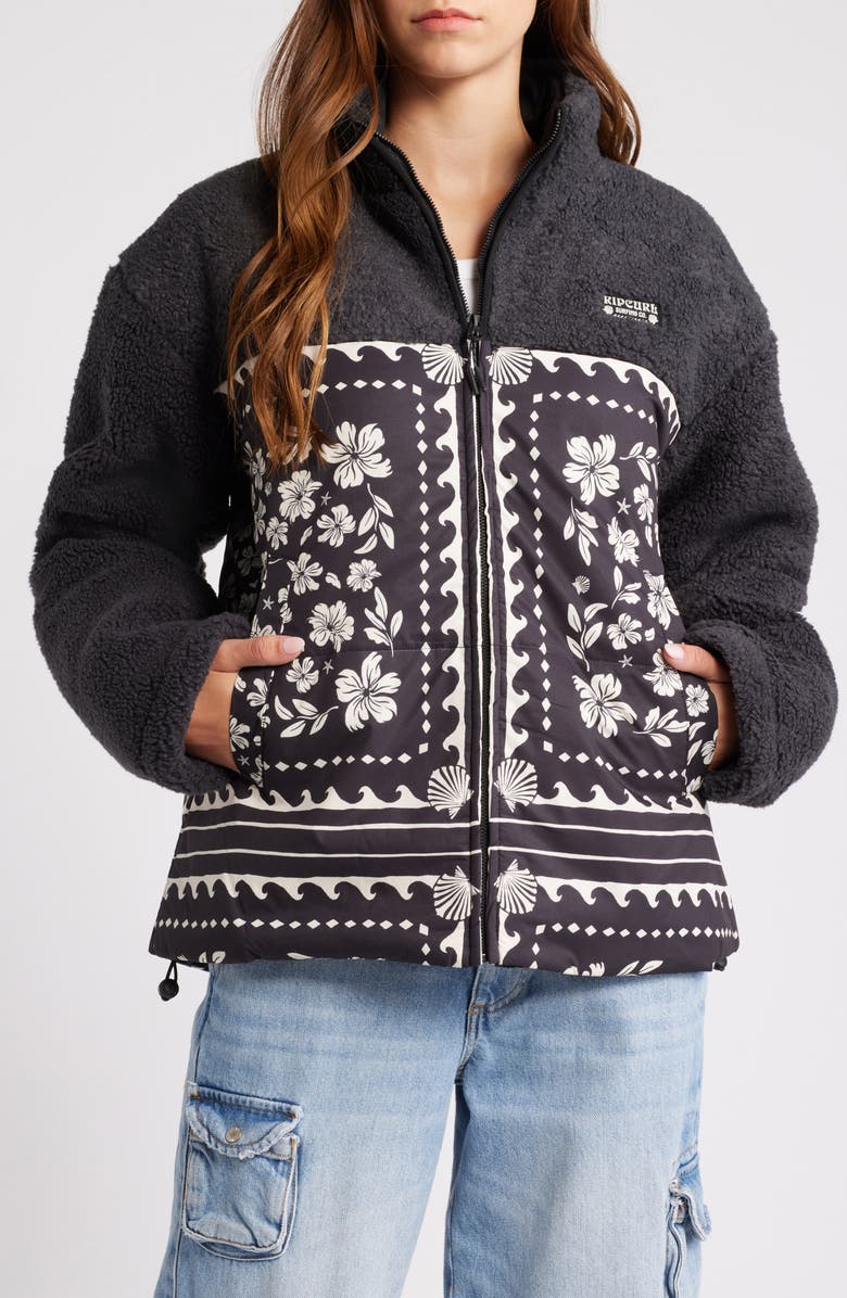 Rip Curl Soleil Fleece Puffer Jacket, Alternate, color, 