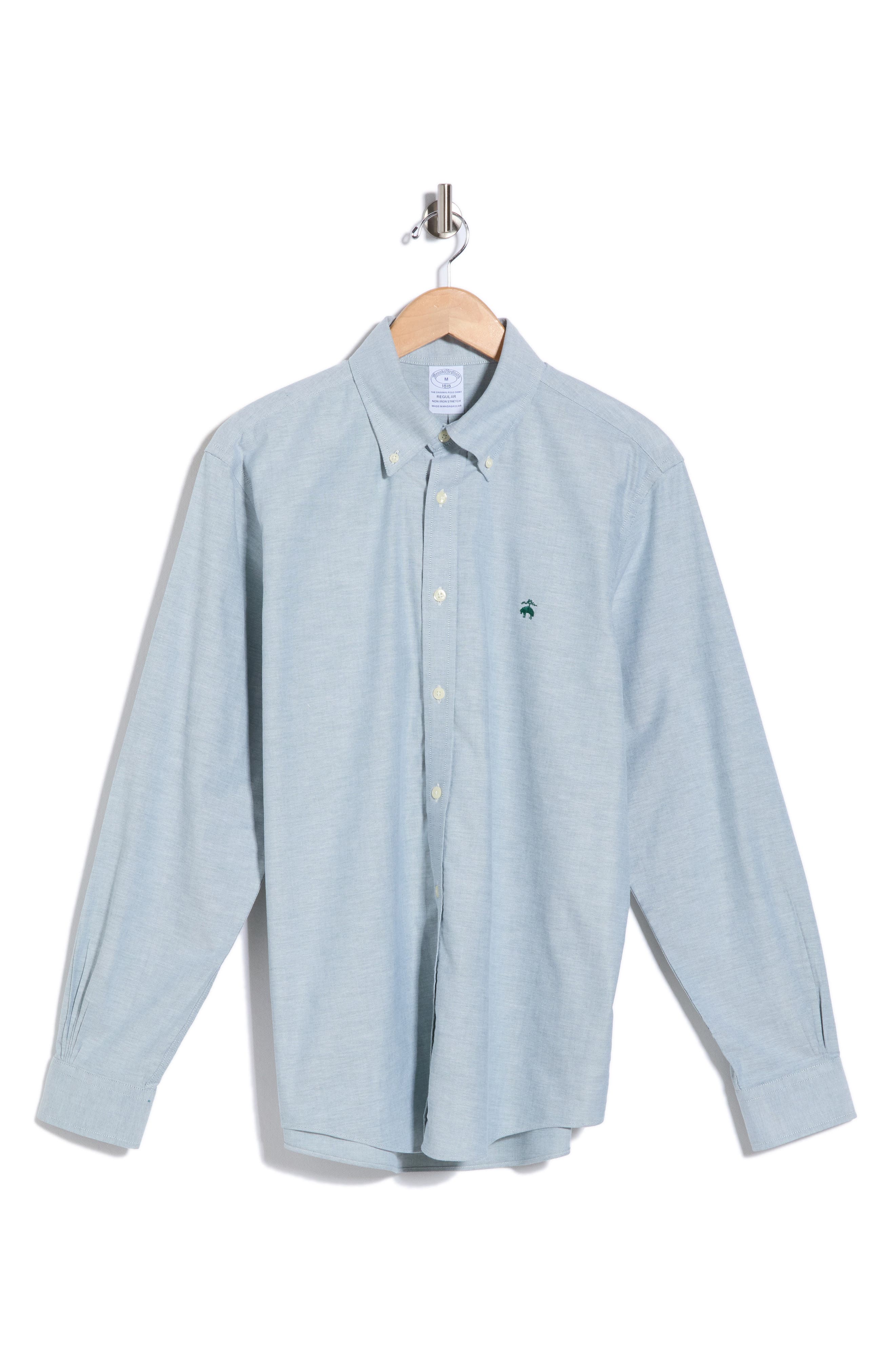 Regular Fit No Iron Button Down Collar Shirt