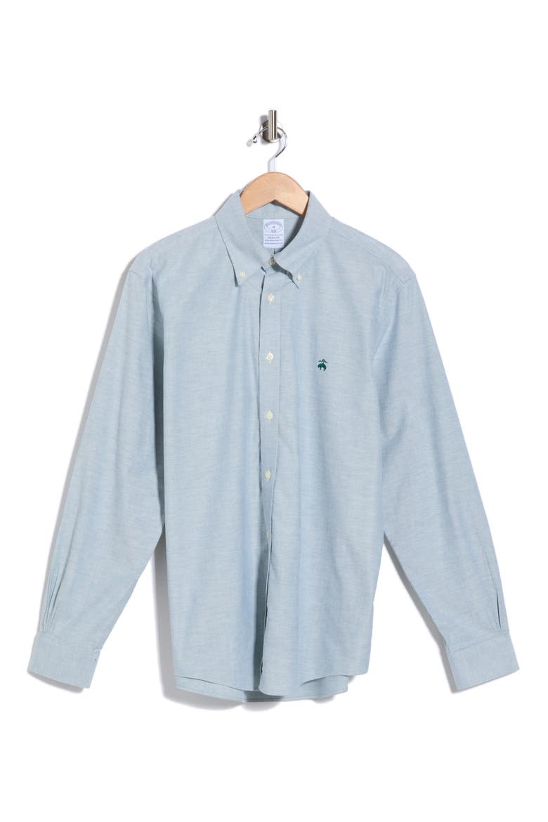 Regular Fit No Iron Button Down Collar Shirt, Main, color, BOTANICALGARDEN