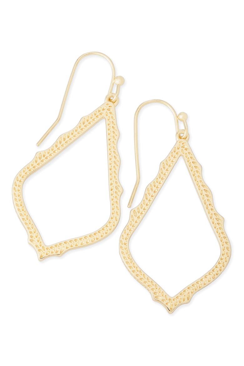 Sophia Drop Earrings, Alternate, color, GOLD