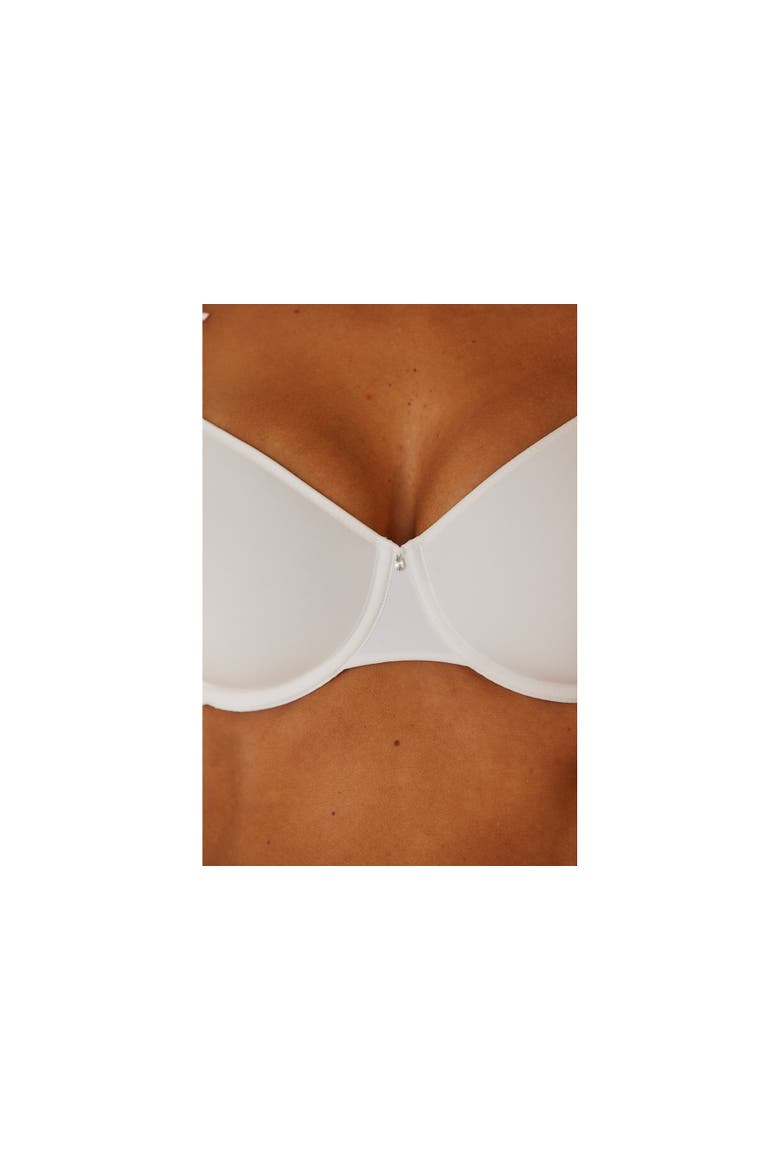 Unlined Minimizer Bra, Alternate, color, White