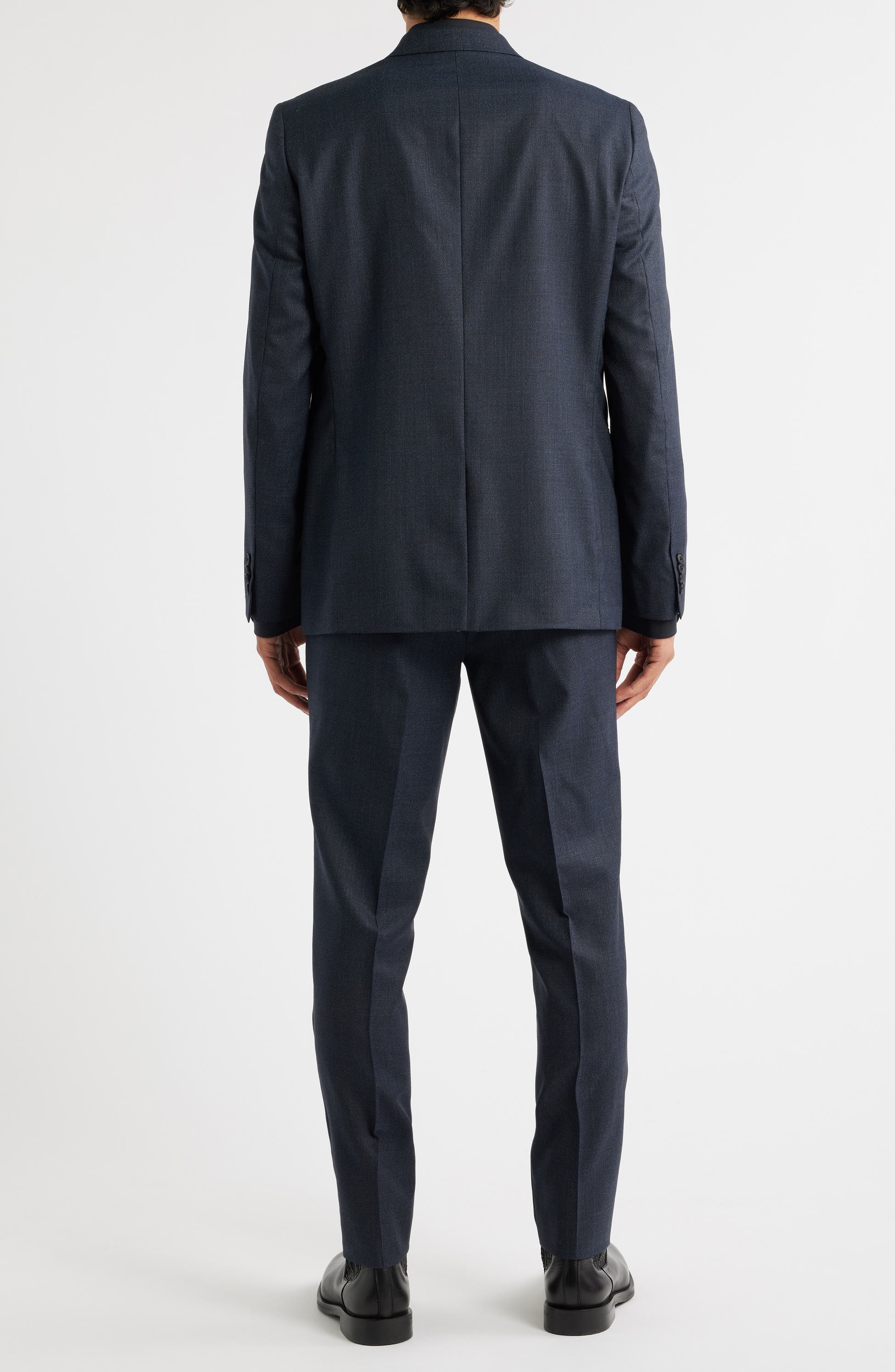 Ross Slim Fit Solid Wool Suit