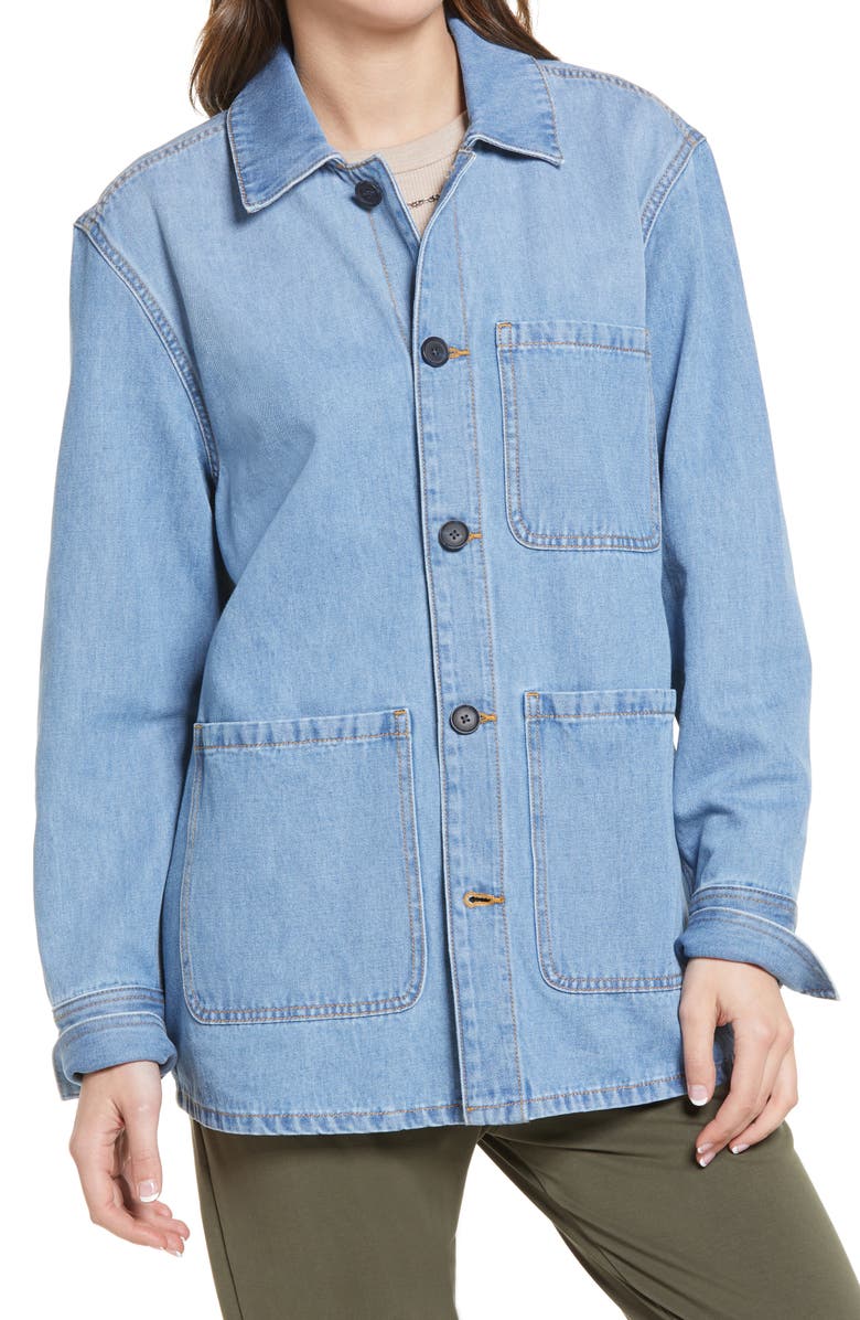 Treasure & Bond Denim Chore Jacket, Alternate, color,