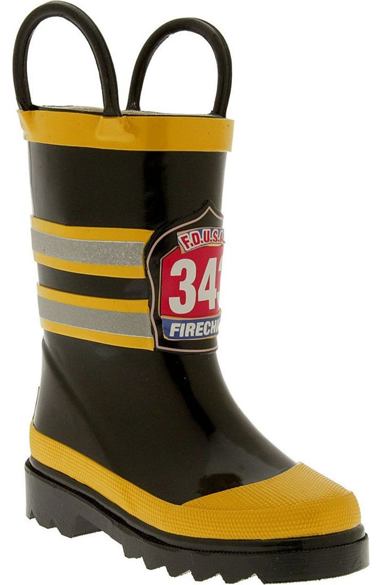 Western Chief 'Fireman' Rain Boot, Alternate, color,