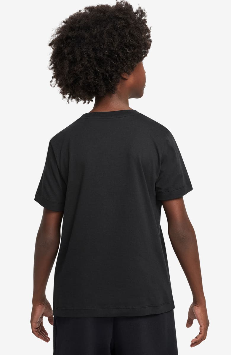Nike Kids' Sportswear Futura Embroidered T-Shirt, Alternate, color, 010 Black