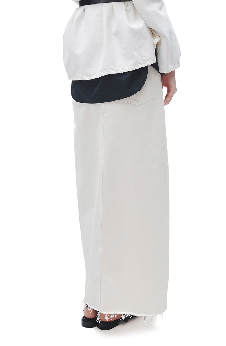 rag & bone Avery Denim Maxi Skirt, Alternate, color,