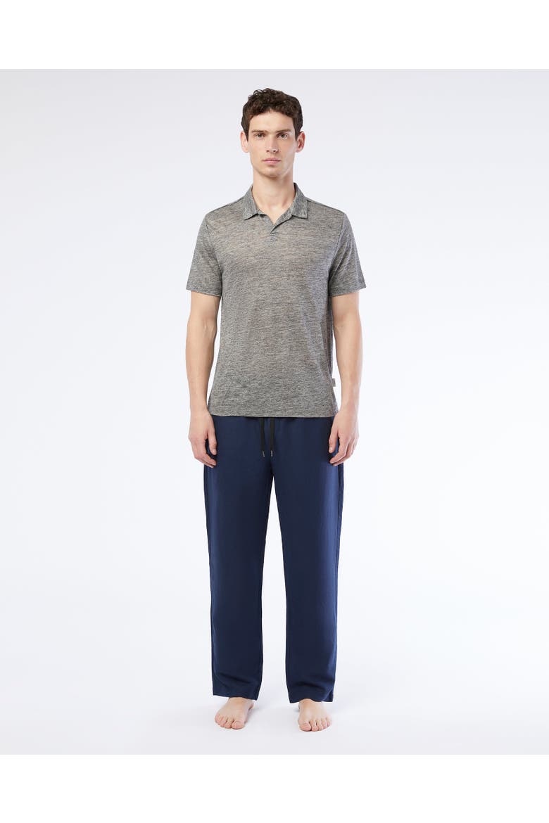 Air Linen Pull-on Pant, Alternate, color, DEEP NAVY