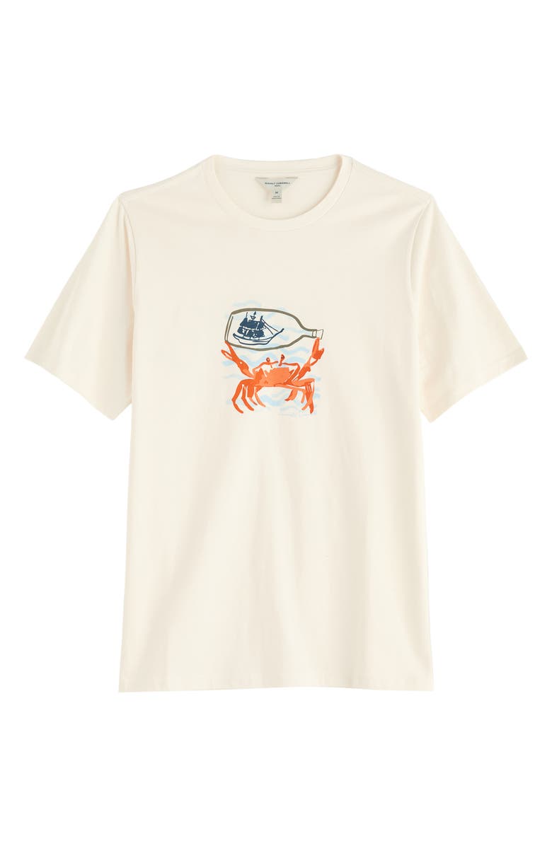 Seasalt Cornwall Midwatch Graphic Organic Cotton T-shirt, Alternate, color, Summer Nautical Chalk