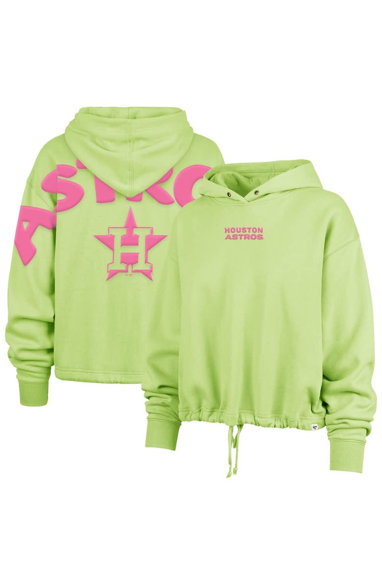 '47 Women's '47 Green Houston Astros Bright Side Venice Pullover Hoodie, Main, color,