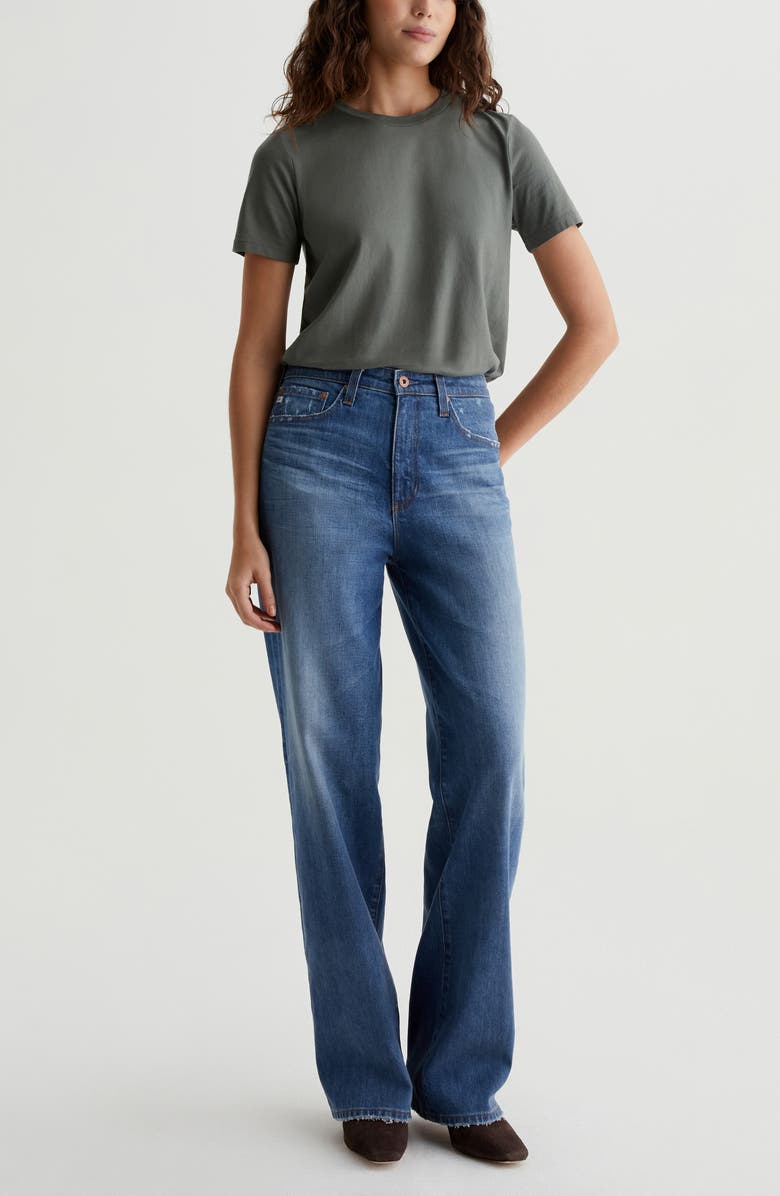 AG Kora High Waist Wide Leg Jeans, Alternate, color,