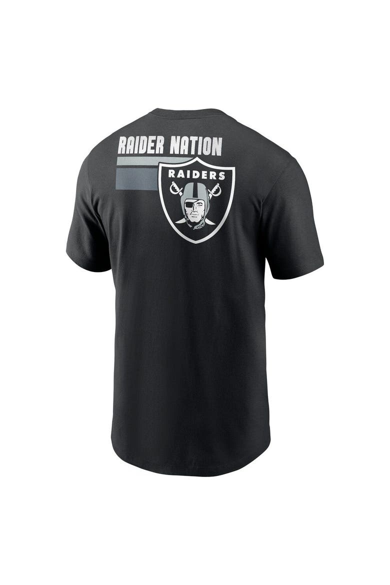 Men's Nike Black Las Vegas Raiders Blitz Essential T-Shirt, Alternate, color, Black