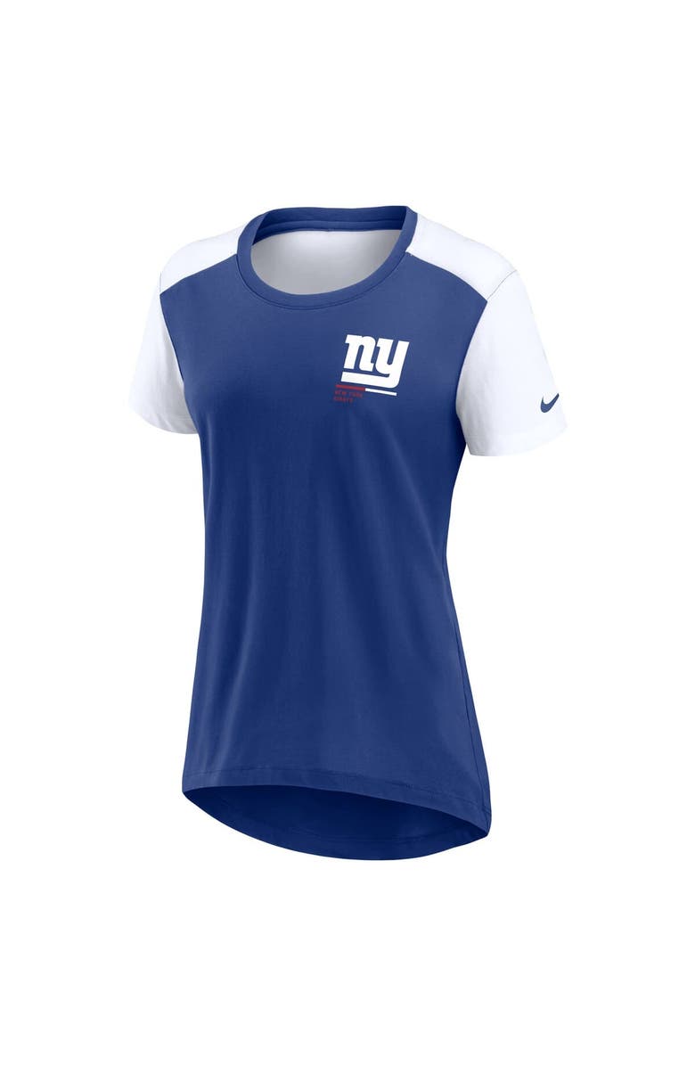 Nike Women's Nike  Royal New York Giants Performance Fashion T-Shirt, Alternate, color, Royal