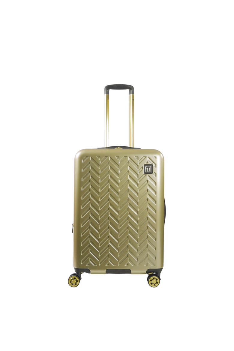 Groove 27 inch Hardside Spinner luggage, Alternate, color, Gold