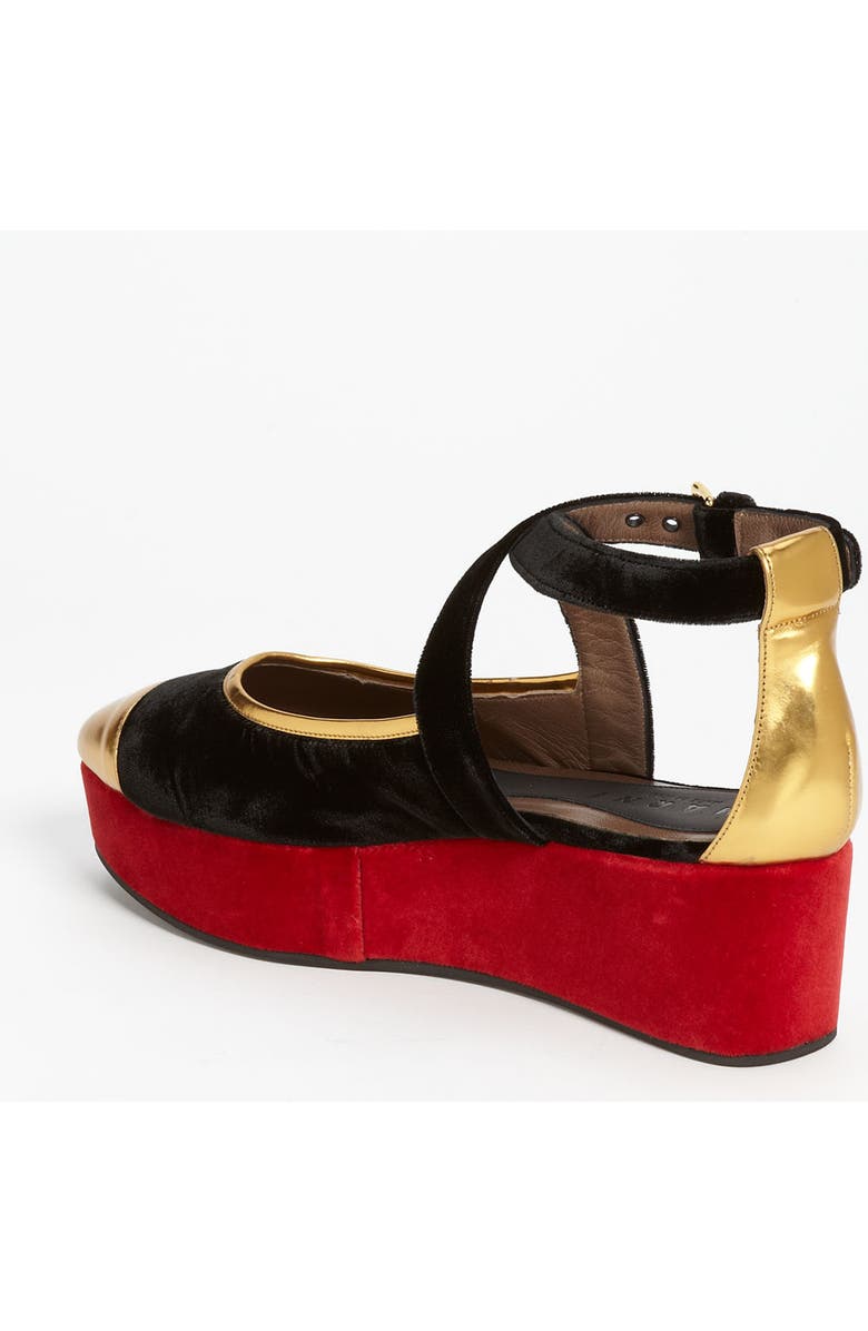 Marni 'Criss Cross' Platform Pump, Alternate, color,