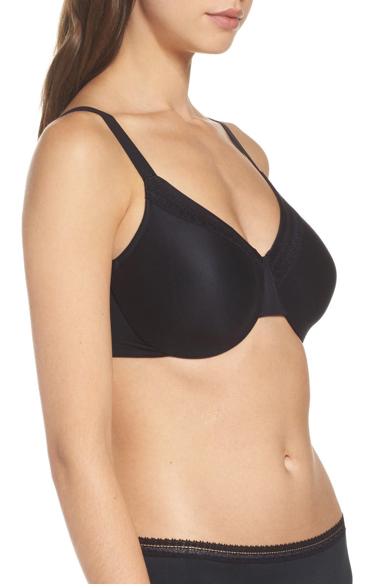 Wacoal Perfect Primer Full Coverage Underwire Bra, Alternate, color, Black
