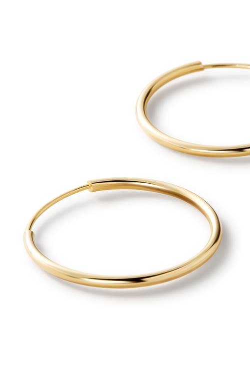 Ana Luisa Gold Hoop Earrings In White Gold