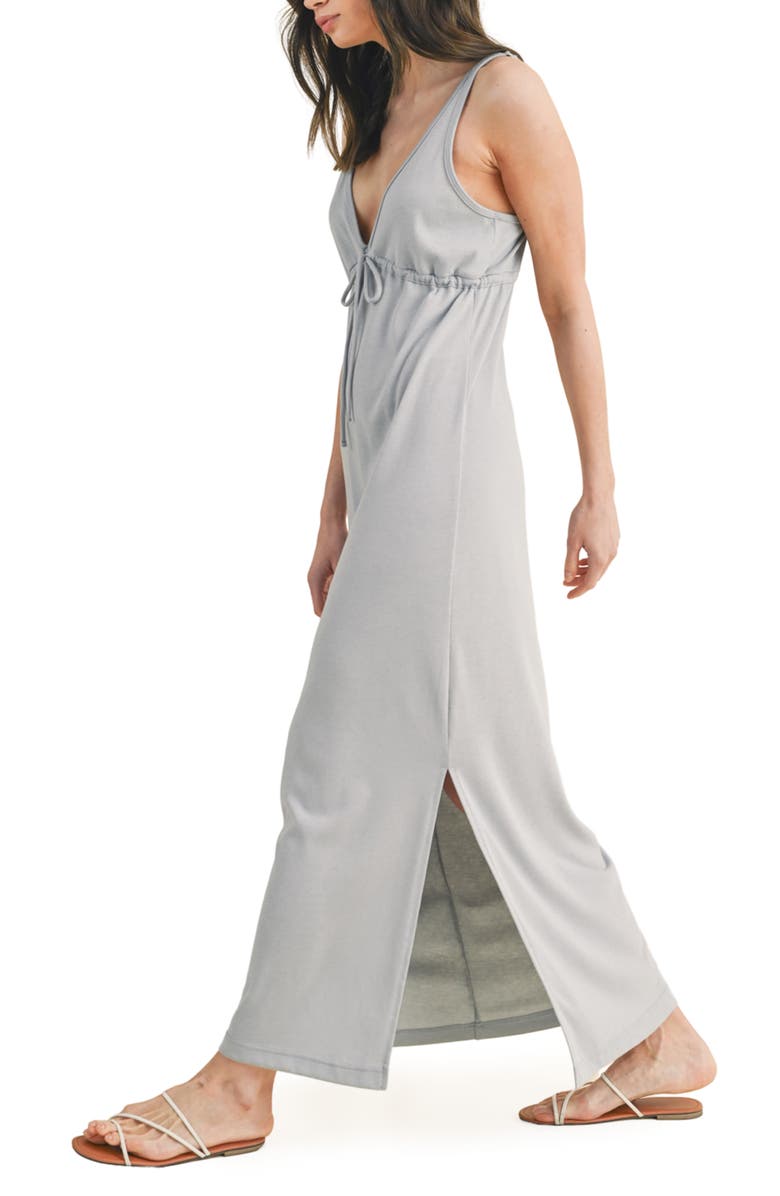 WISHLIST Open Back Knit Maxi Dress, Alternate, color, Dove