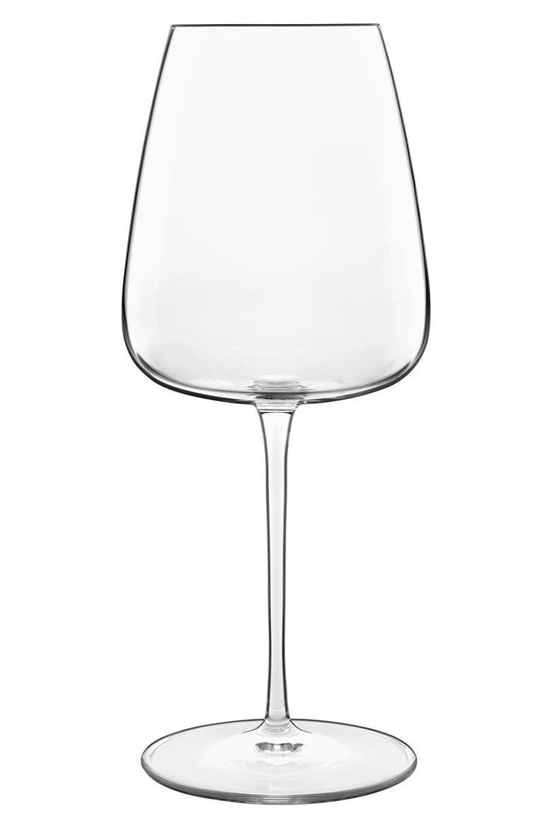 Talismano 18 oz. White Wine Stems, Set of 4, Main, color, CLEAR