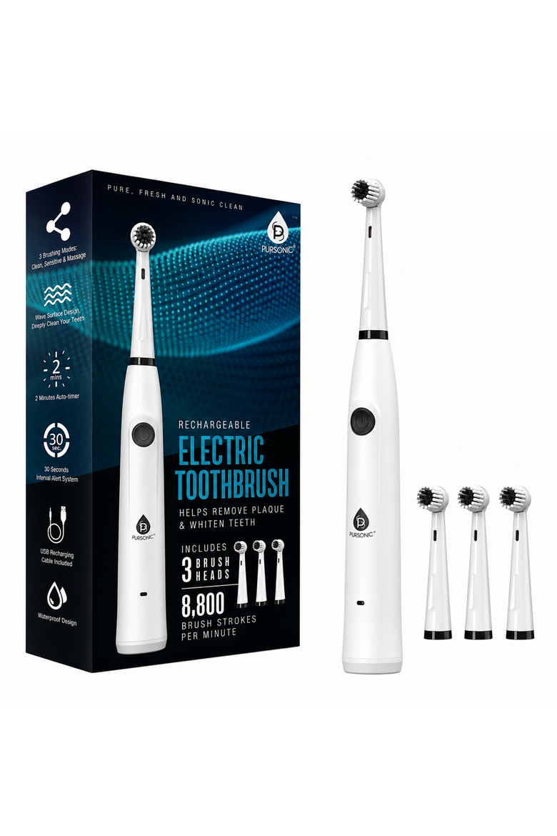 Electric Toothbrush - 8,800 Oscillations/Min, 3 Modes & UV Sanitizer, Alternate, color, Multicolor