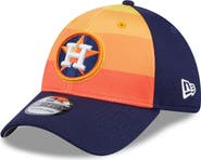 New Era Men's New Era Orange Houston Astros 2024 Batting Practice 39THIRTY Flex Hat