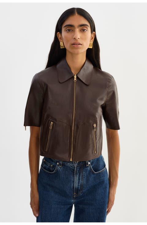 SEVANA | Reversible Leather Jacket
