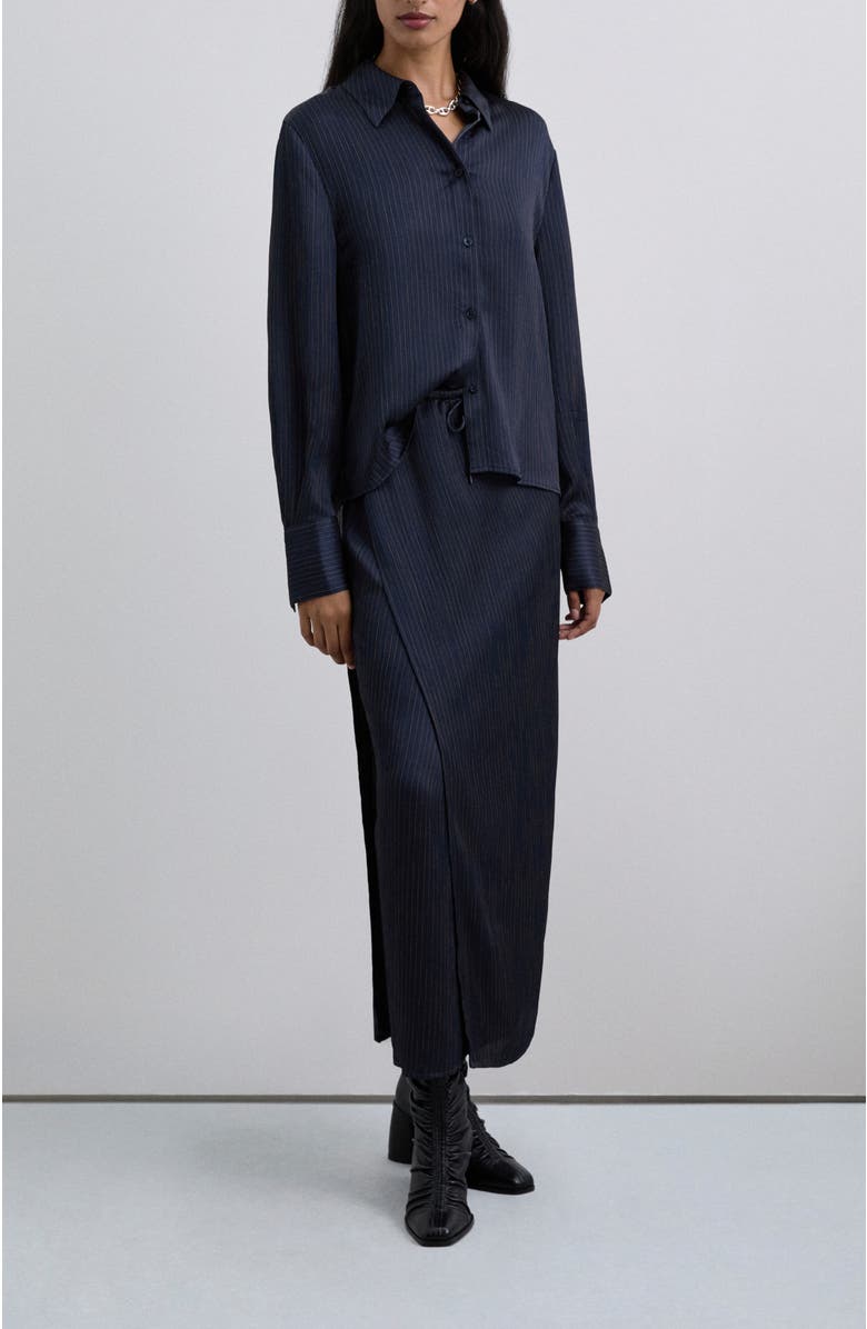 Scalpers Crindi Skirt, Alternate, color, Navy