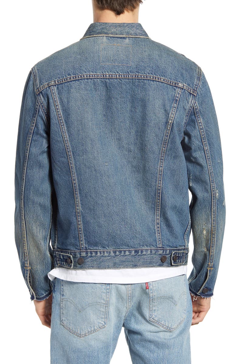 Levi's<sup>®</sup> Denim Trucker Jacket, Alternate, color,