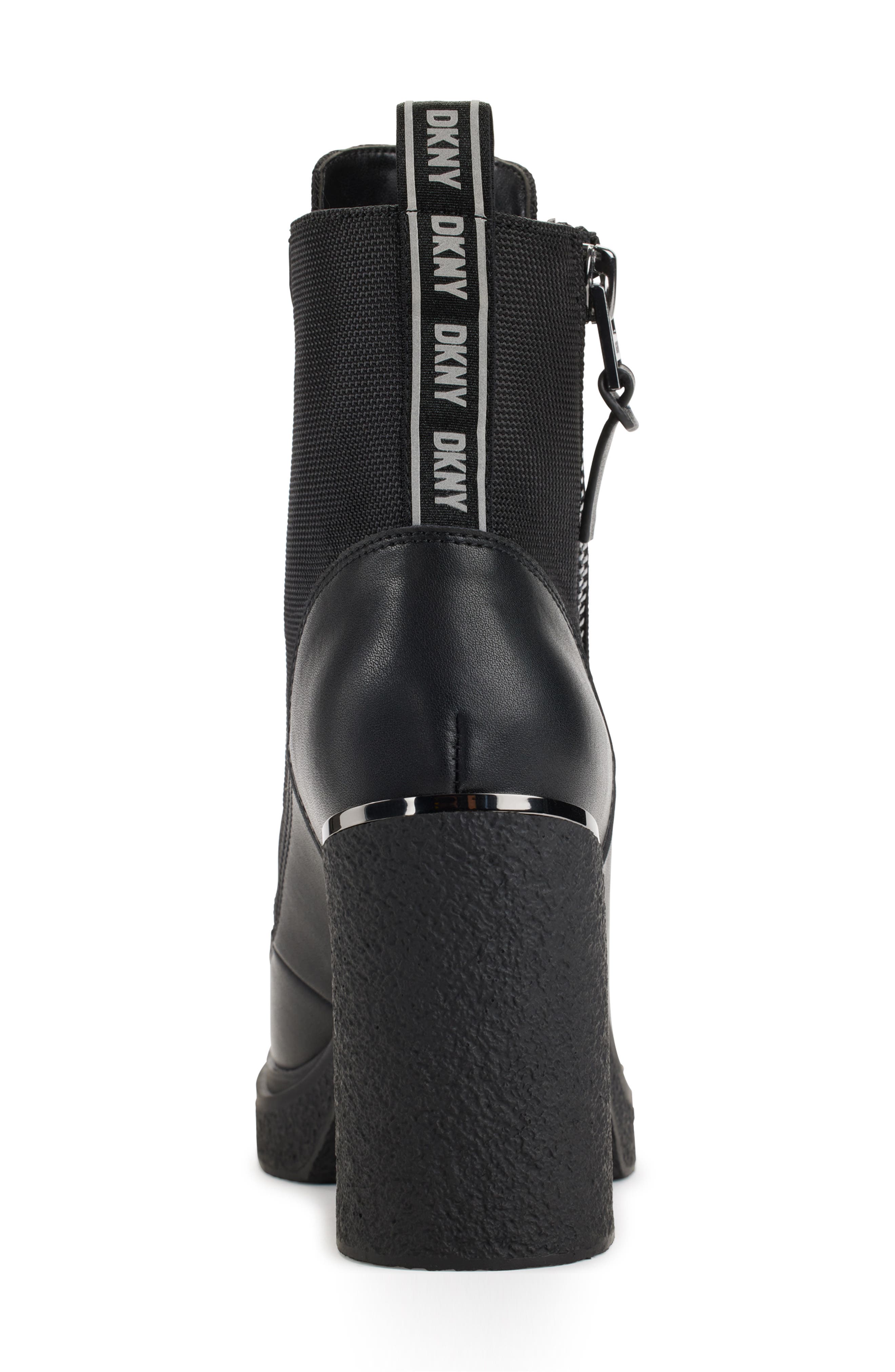 DKNY Toia Platform Bootie, Alternate, color, Black