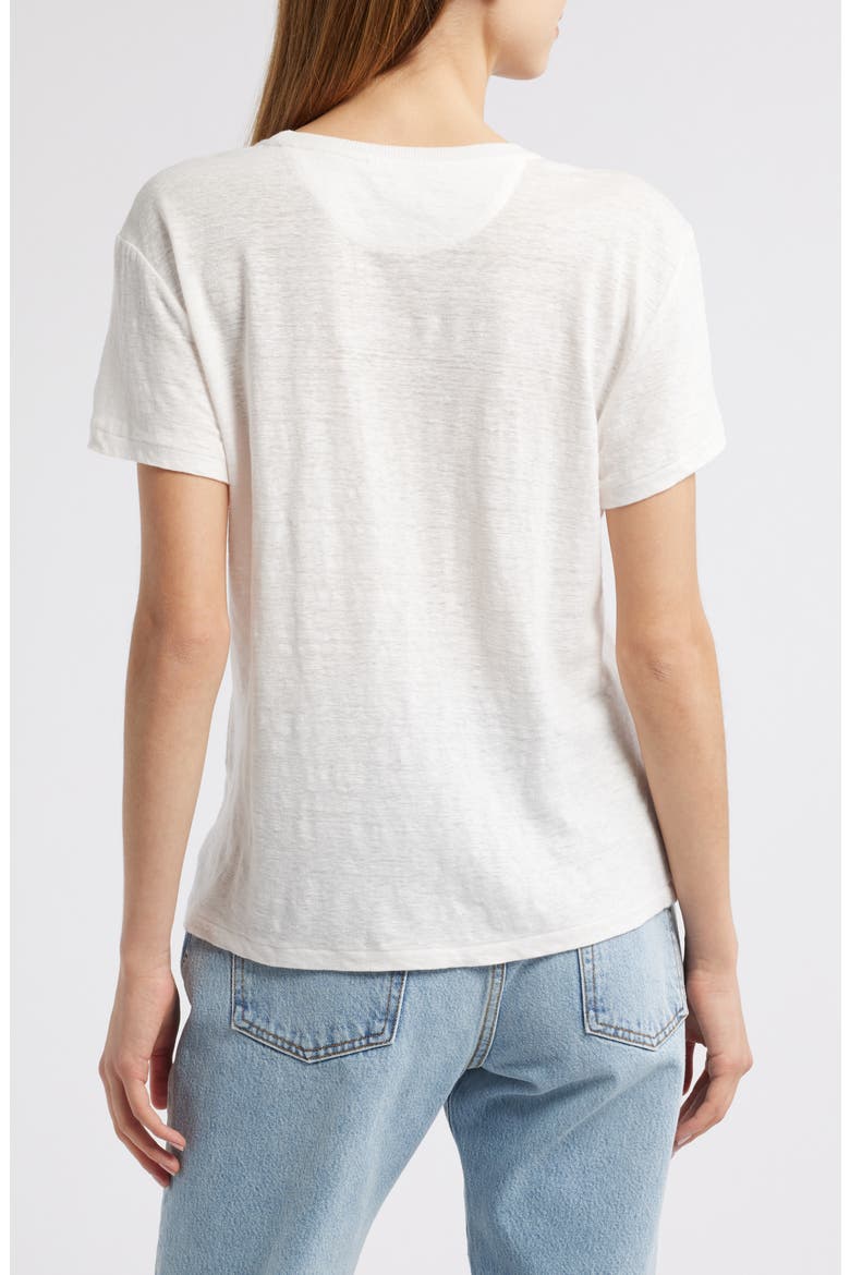 Organic Linen Baby Tee, Alternate, color, WHITE