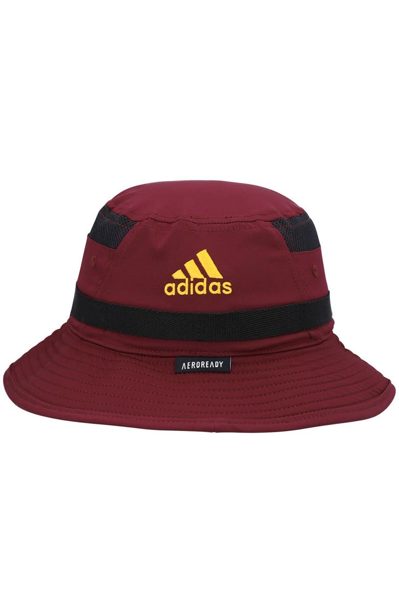 adidas Men's adidas Maroon Arizona State Sun Devils 2021 Sideline AEROREADY Bucket Hat, Alternate, color, 