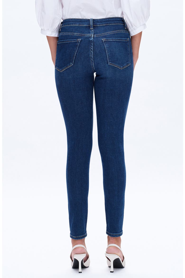 Emily High Waist Ankle Skinnny Jeans, Alternate, color, DARK BLUE
