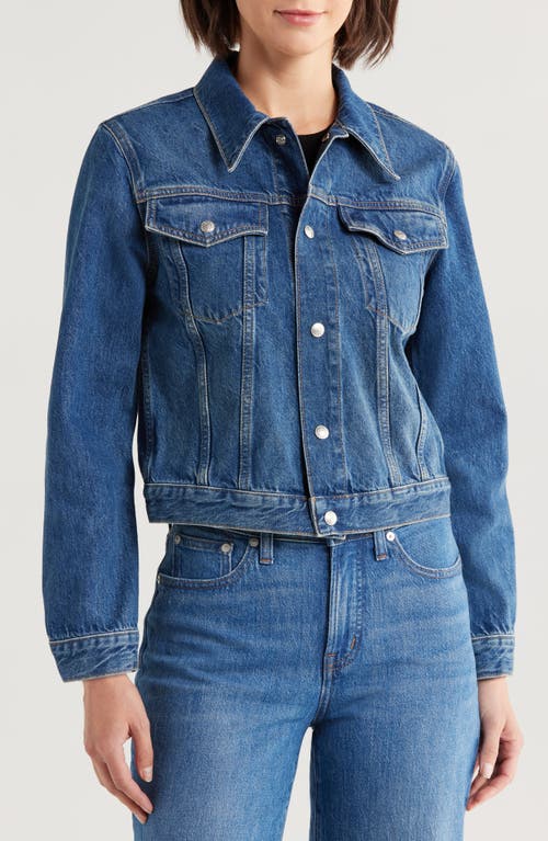 Re/done Baby Trucker Jacket In Faded Rider In Faded Rider