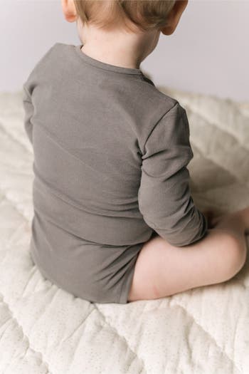 Essentials Long Sleeve Organic Cotton Bodysuit