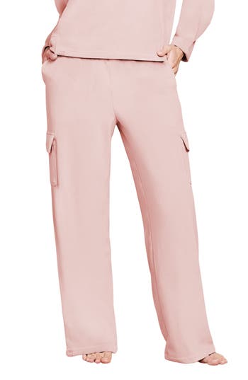 Barefoot Dreams ® Luxechic® Cargo Pants In Pink