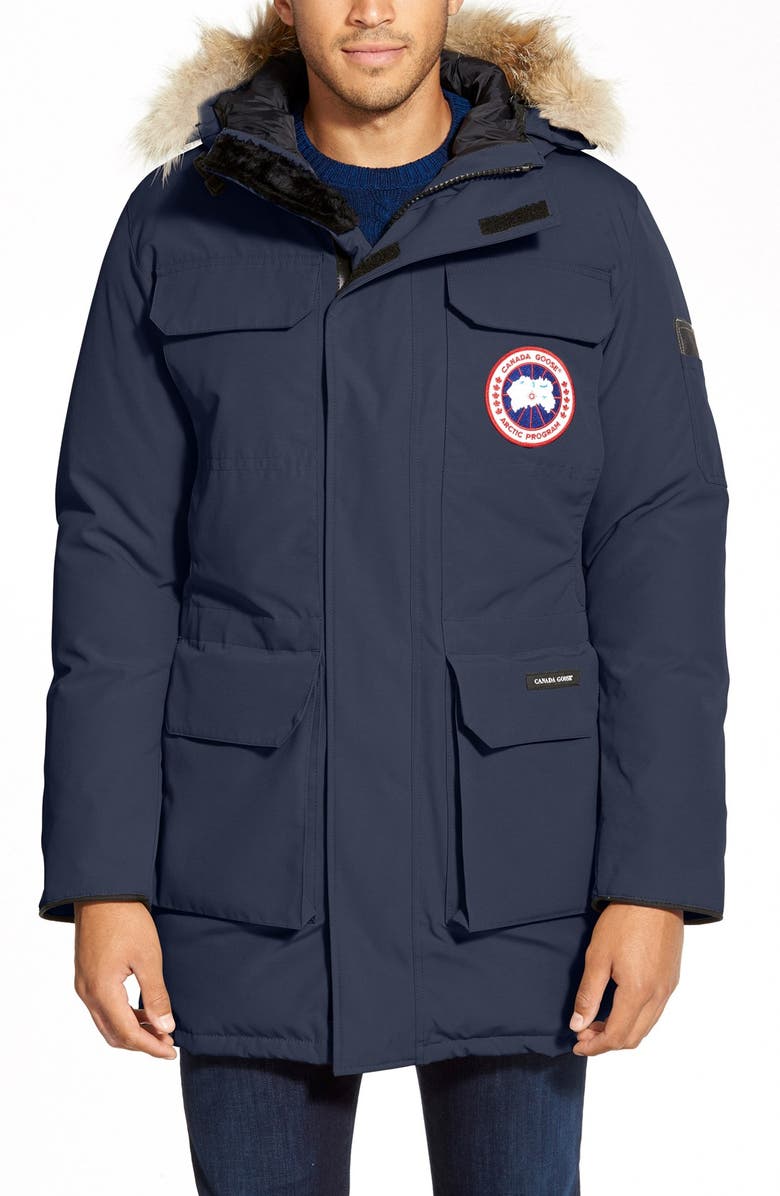 Canada Goose Citadel Slim Fit Parka with Genuine Coyote Fur, Main, color, 