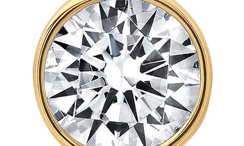 Crislu Stardust Cubic Zirconia Hoop Earrings In Gold