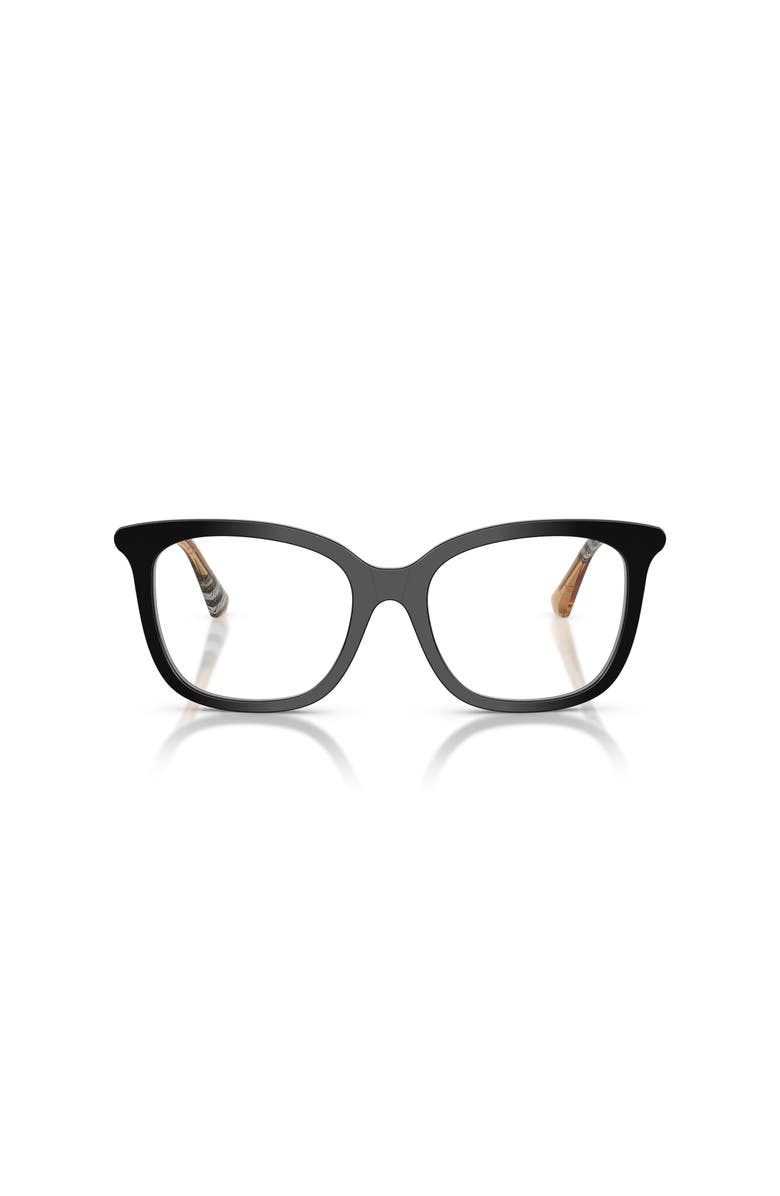 Burberry 51mm Square optical glasses, Alternate, color, Black