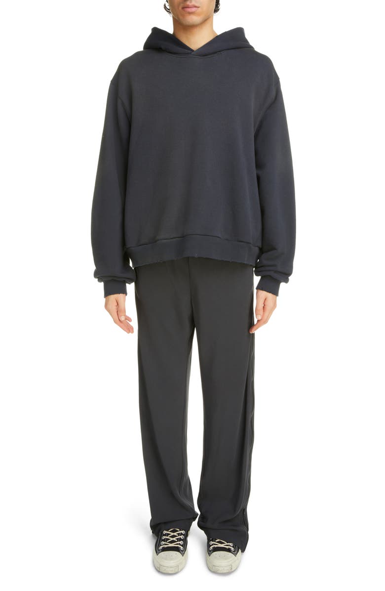 Acne Studios Stockholm Oversize Distressed Graphic Hoodie, Alternate, color, 