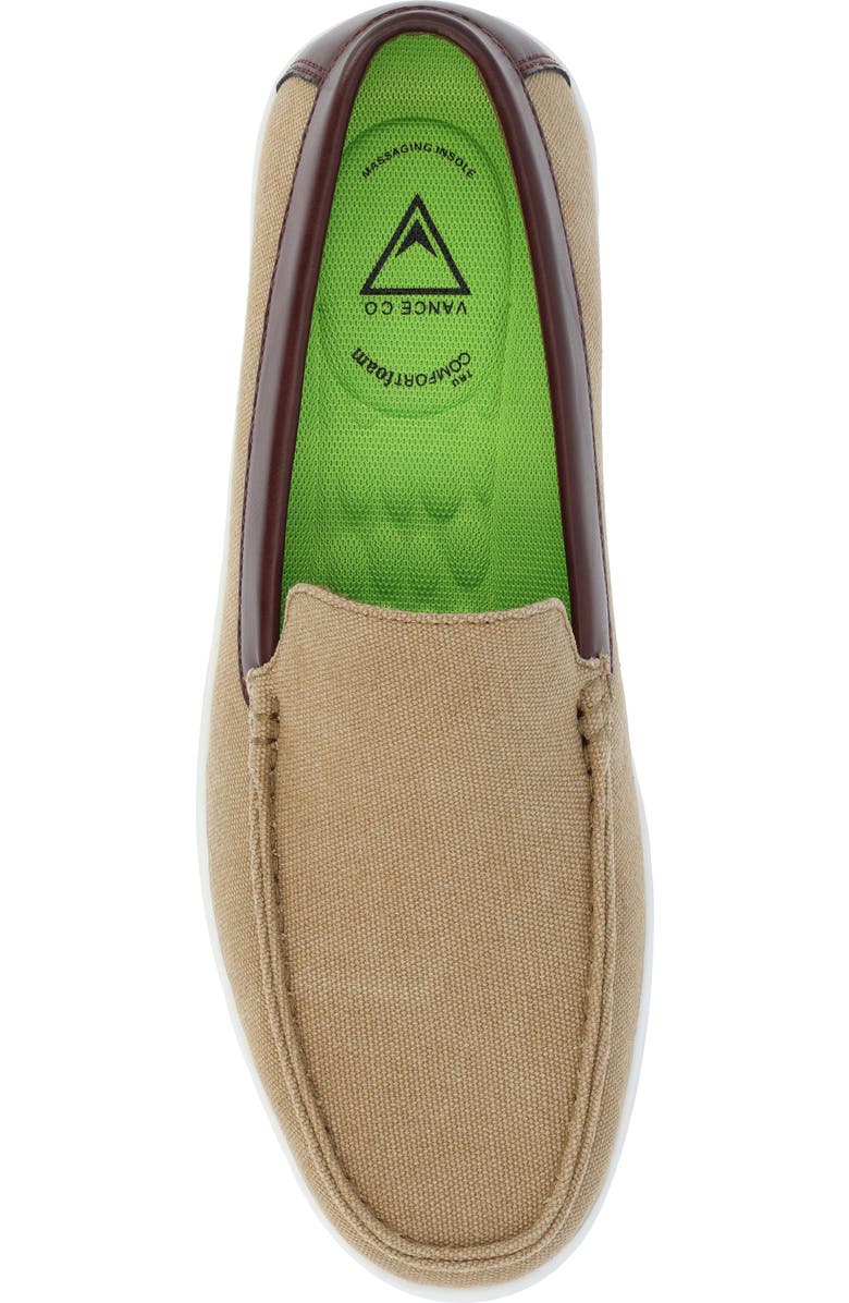 VANCE CO Corey Moc Toe Twill Loafer, Alternate, color,