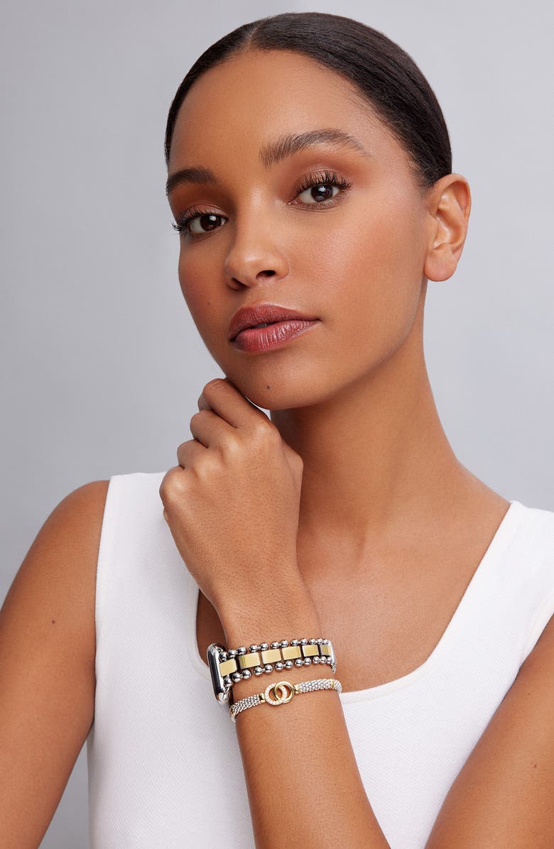 LAGOS Smart Caviar Apple Watch<sup>®</sup> Watchband & Rope Bracelet Set, Alternate, color, 