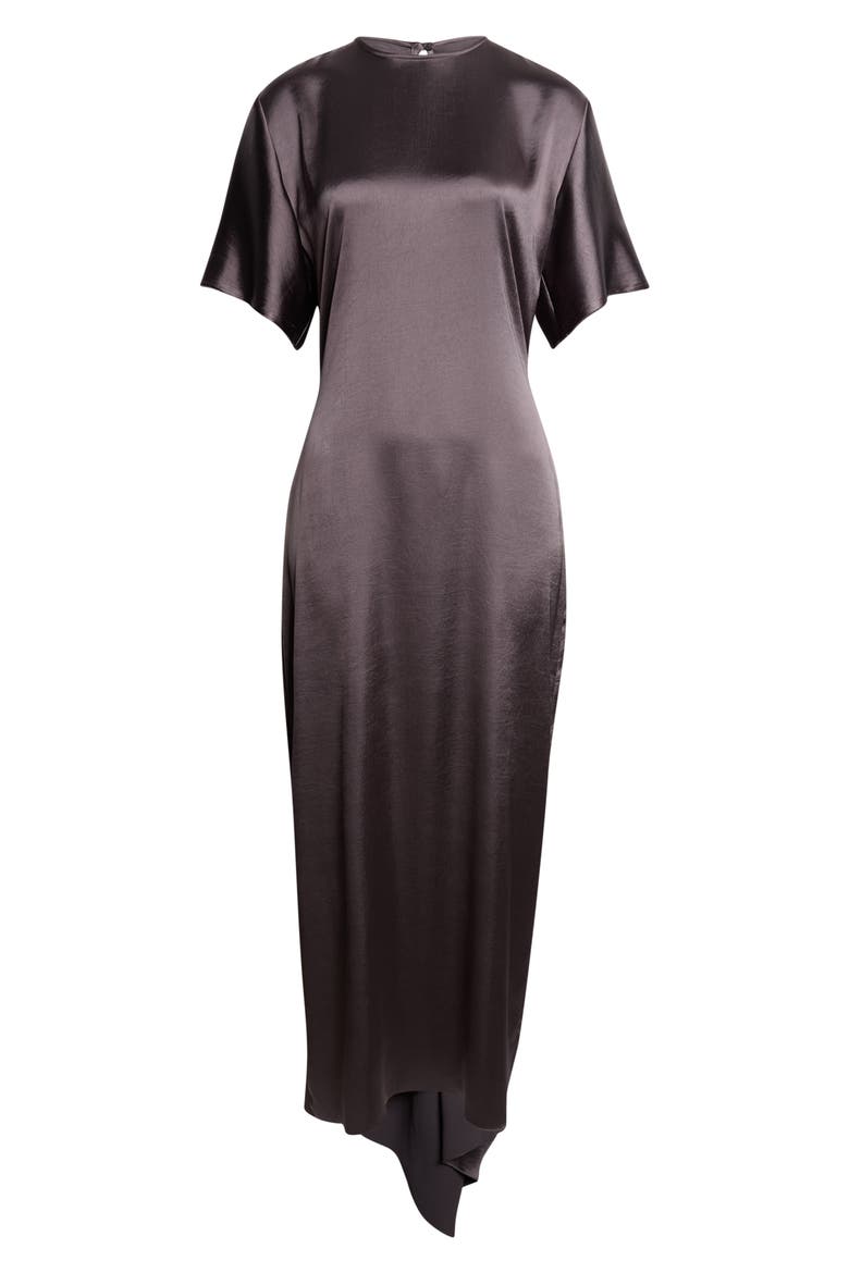 Imogen Fluid T-Shirt Dress, Alternate, color, SLATE GREY