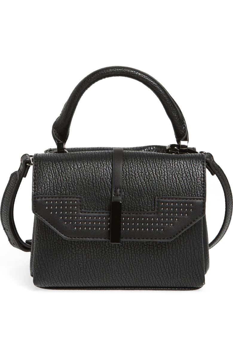 Danielle Nicole Mini Harlow Faux Leather Satchel, Main, color,