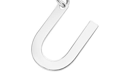 Adornia Toggle Initial Pendant Layered Necklace In Silver-u