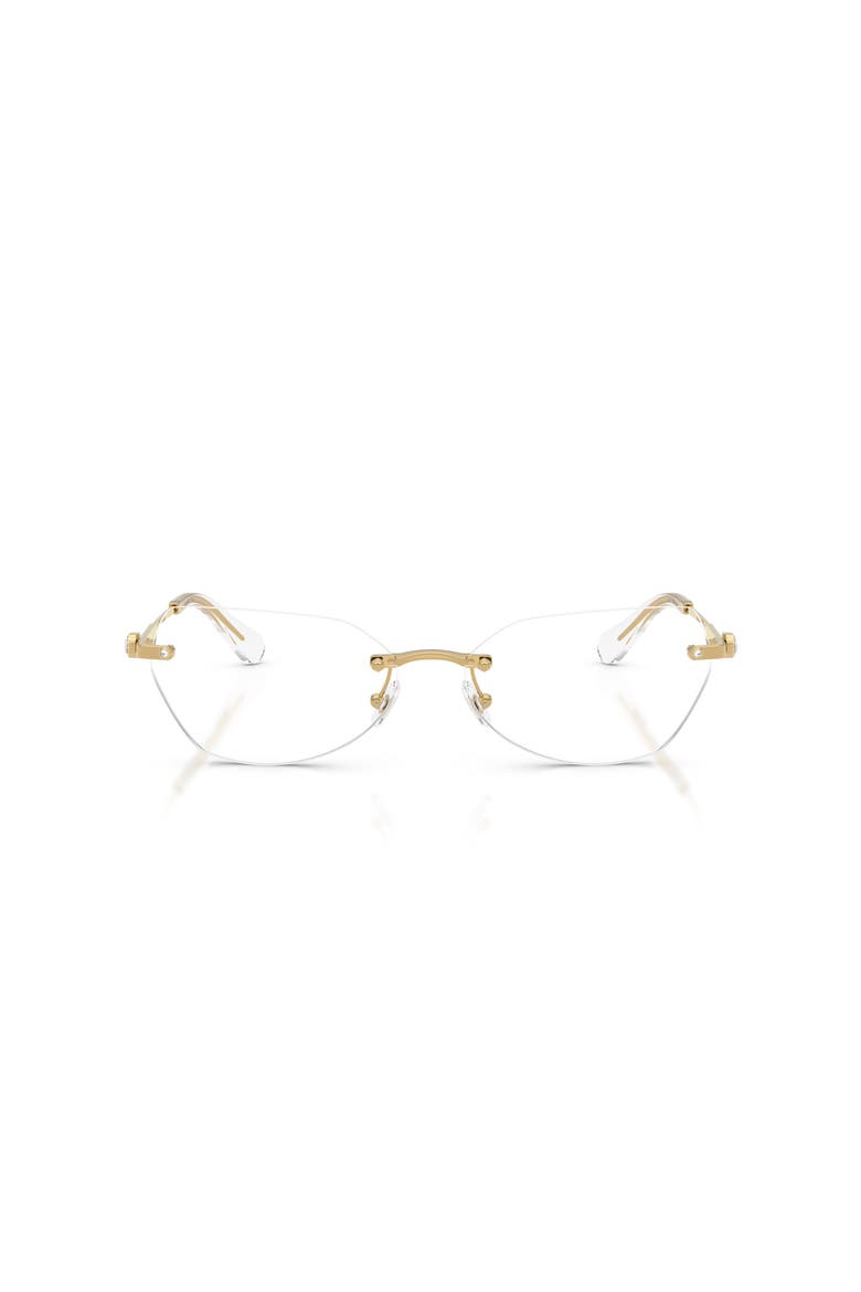 58mm Irregular optical glasses, Alternate, color, Gold